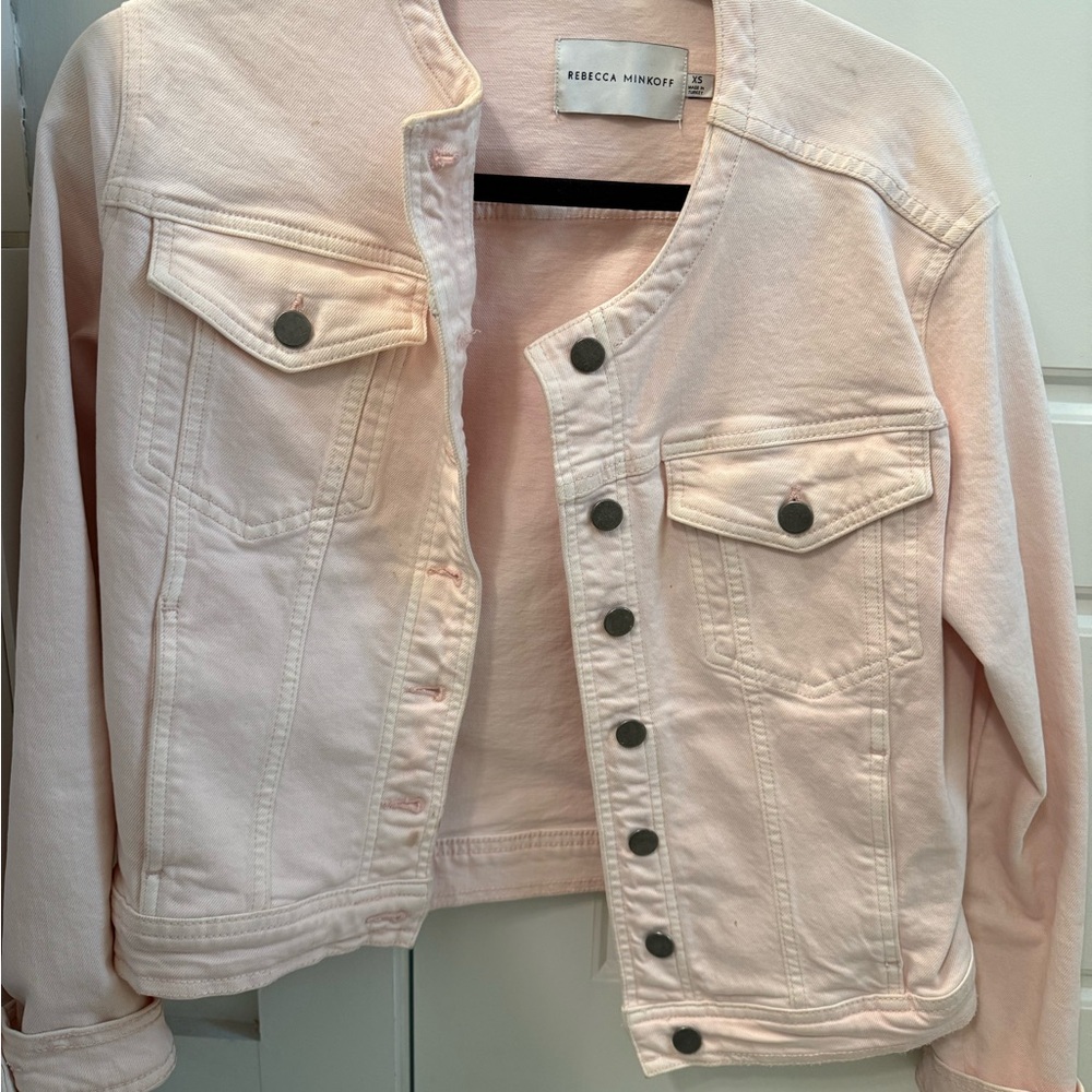 Rebecca Minkoff Pink Denim Jacket